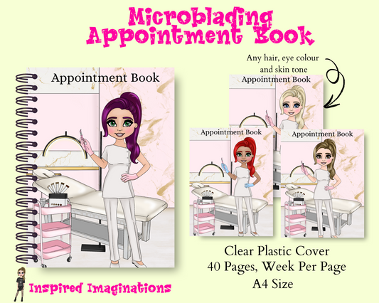 Microblading Appointment Book