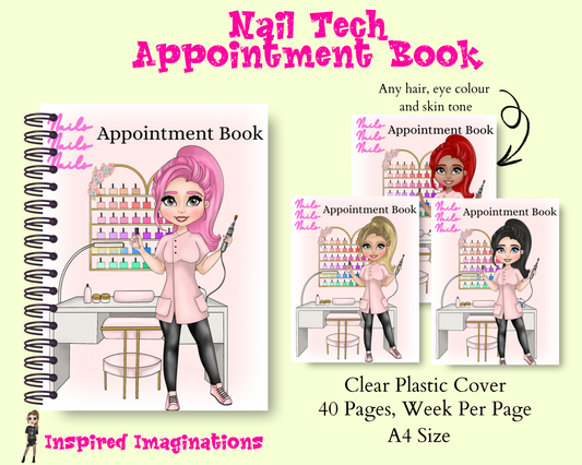 Nail Tech Appointment Book