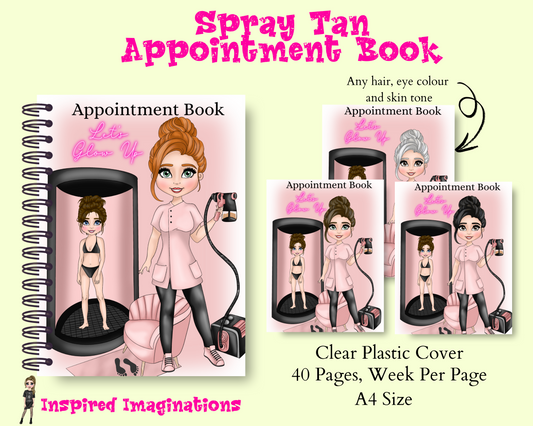 Spray Tan Appointment Book