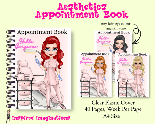 Aesthetics Appointment Book