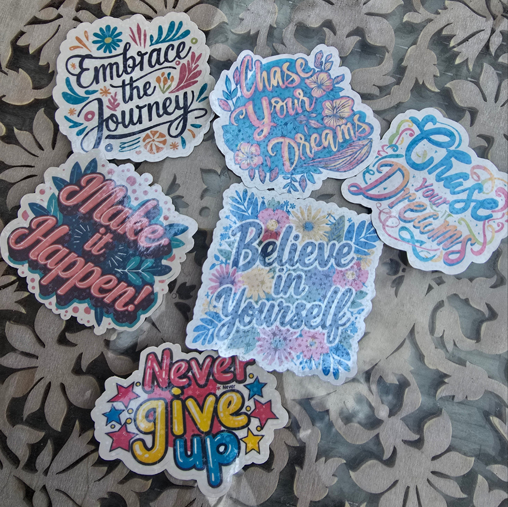 Positive Vibes Stickers Set 1