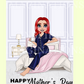 Silk Pyjama Mothers Day Card