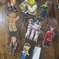 Fairytale Ogre Birthday Cake Topper Set - Storybook Character Party Decorations - Kids Themed Cake Decor