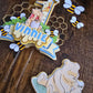 Personalised Honey Bear Cake Topper Set – Custom Name & Age Birthday Decoration – Bee Theme Party