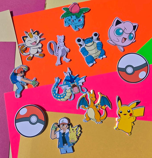 Pokemon Cupcake Toppers