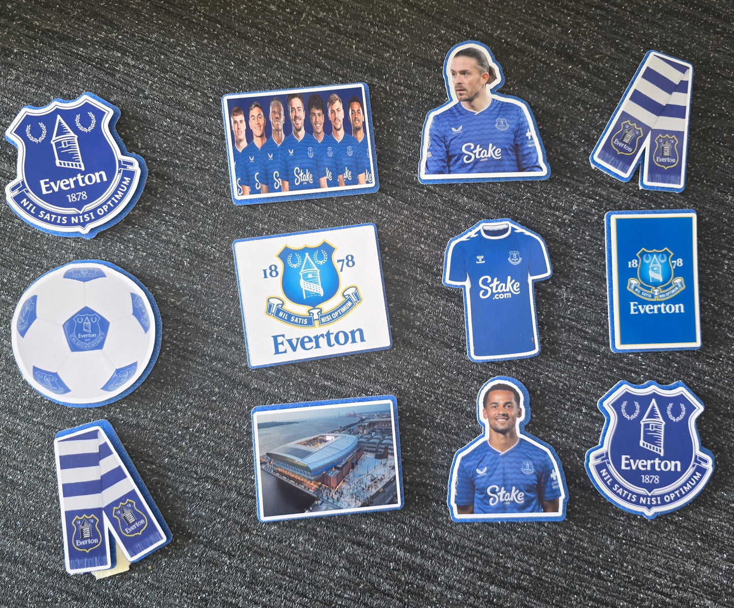Football Cupcake Topper Set ⚽💙