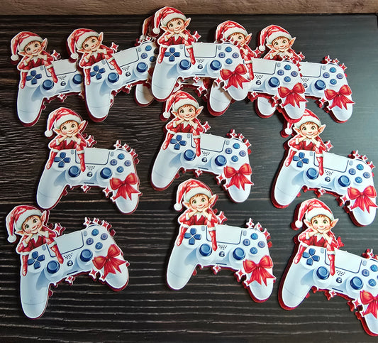 Gamer Elf Cupcake Toppers