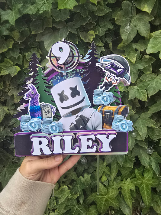 Fortnite Cake Topper