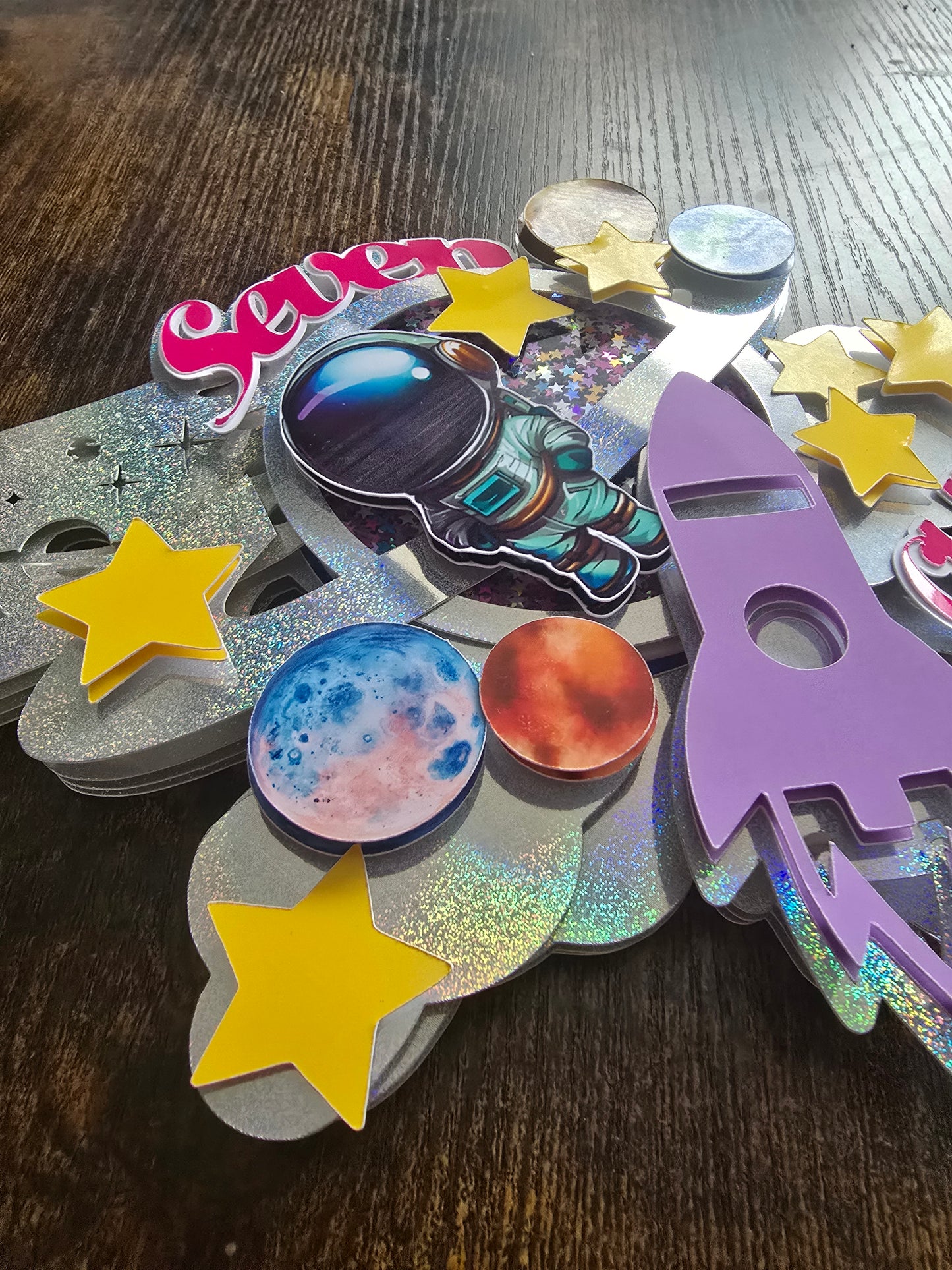 Space Cake Topper