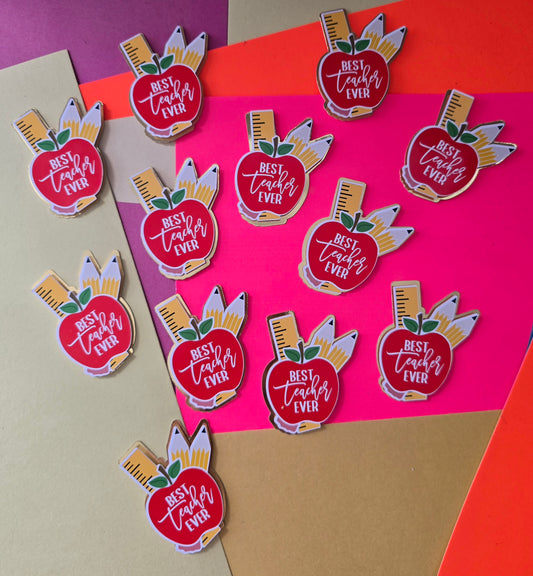 Teacher Style 4 Cupcake Toppers