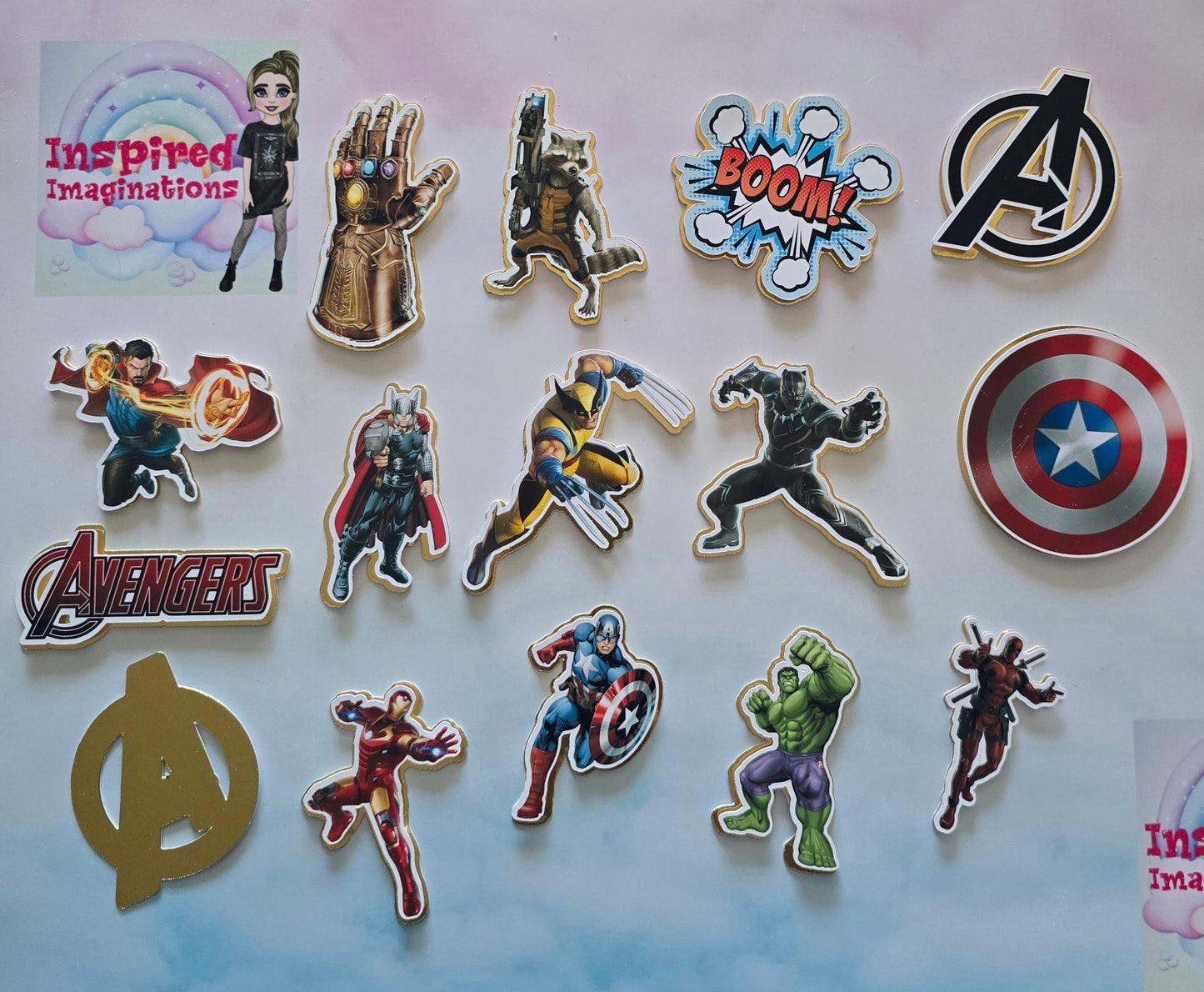 Avengers Cupcake Toppers