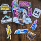 Personalised Gaming Battle Cake Topper Set – Custom Name & Age Gamer Birthday Cake Decorations – Video Game Party Cake Toppers