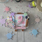 Personalised Art Theme Cake Topper – Custom Name & Age Birthday Decoration – Paint Party Cake Topper