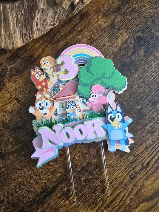 Bluey Cake Topper ( Girl )