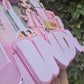 Pink Make Up Cake Topper