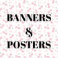 Personalised Birthday Banners & Posters - Custom Birthday Party Decorations -  Photo Banner & Poster