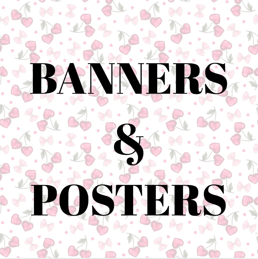 Personalised Birthday Banners & Posters - Custom Birthday Party Decorations -  Photo Banner & Poster