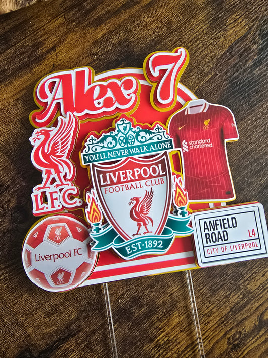 Liverpool Cake Topper