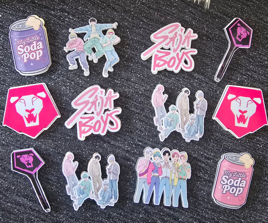 K-Pop Inspired Cupcake Topper Set 💖✨