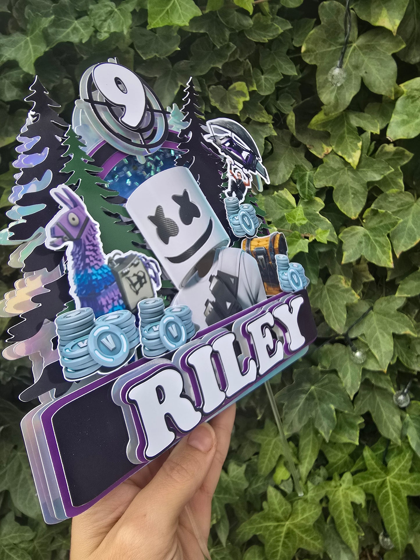 Fortnite Cake Topper