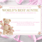 Personalised Mother's Day Certificate