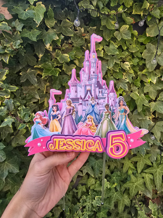 Princesses Cake Topper