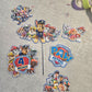 Personalised Rescue Pup Cake Topper Set – Custom Name & Age Birthday Cake Decorations – Puppy Hero Theme