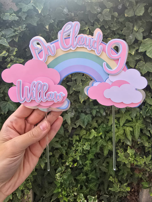 On Cloud ... Cake Topper