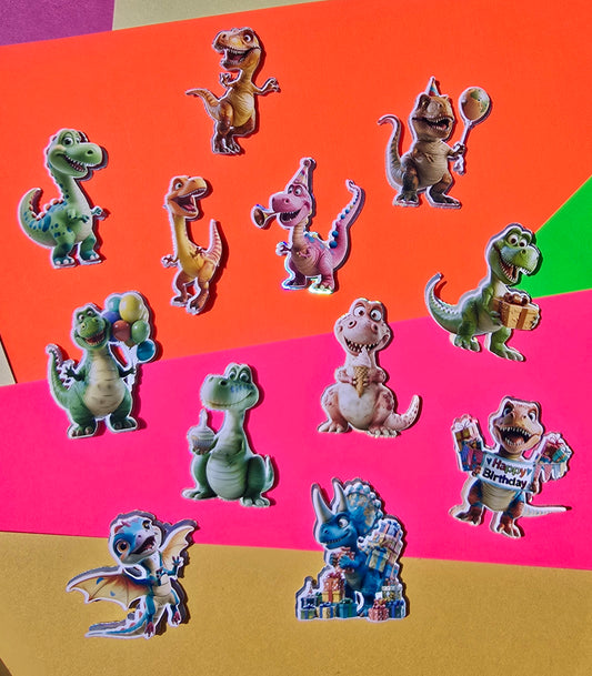 Dino Cupcake Toppers
