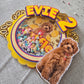 Personalised Puppy Cake Topper – Custom Name & Age Birthday Decoration – Dog Theme Birthday Cake Topper