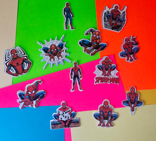 Spider Man Cupcake Toppers