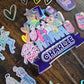 K-Pop Style Cake Topper Set - Personalised Name & Age - Music Idol Birthday Cake Decorations