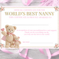Personalised Mother's Day Certificate