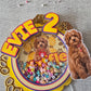 Personalised Puppy Cake Topper – Custom Name & Age Birthday Decoration – Dog Theme Birthday Cake Topper