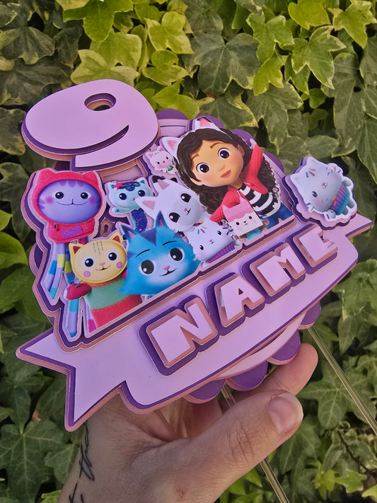 Gabby Cake Topper