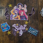 Personalised Pop Idol Cake Topper Set – Custom Name & Age Music Birthday Decoration – Pop Star Party Cake Decor