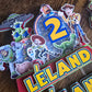 Cowboy Toy Adventure Cake Topper Set - Personalised Name & Age - Kids Birthday Cake Decorations