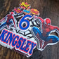 Superhero Inspired Cake Topper - Personalised Name & Age - Comic Style Birthday Decoration