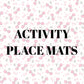 Personalised Colouring & Activity Placemats - A4 & A3 Birthday Party Activity Sheets