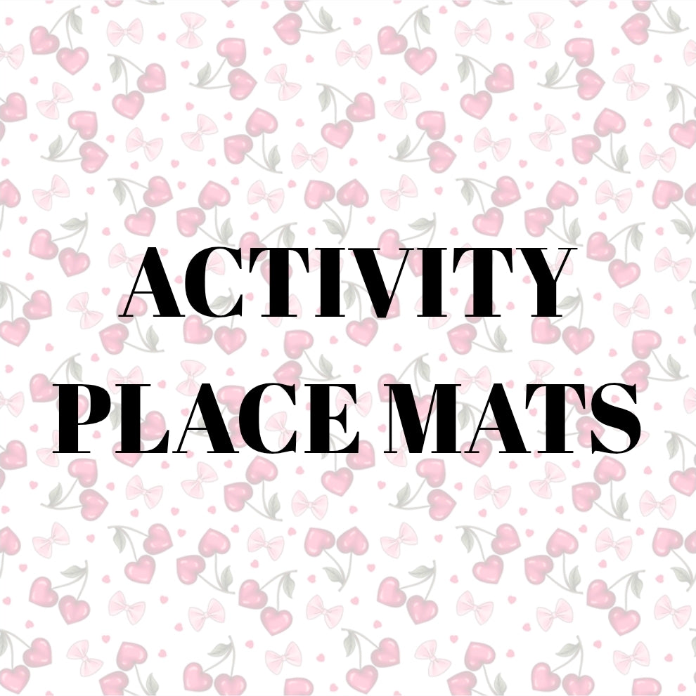 Personalised Colouring & Activity Placemats - A4 & A3 Birthday Party Activity Sheets