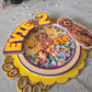 Personalised Puppy Cake Topper – Custom Name & Age Birthday Decoration – Dog Theme Birthday Cake Topper