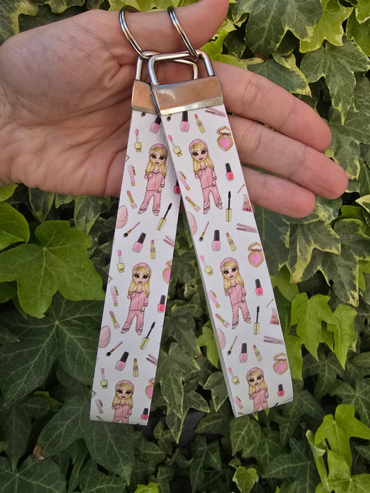 Blond Make Up Key Fob