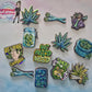 Weed Style 3 Cupcake Toppers