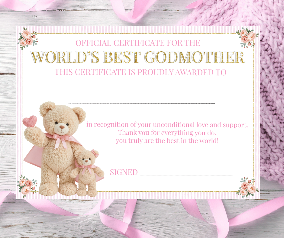 Personalised Mother's Day Certificate