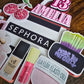 Glam Makeup Birthday Cake Topper - Personalised Name & Age - Beauty Theme Party Decoration