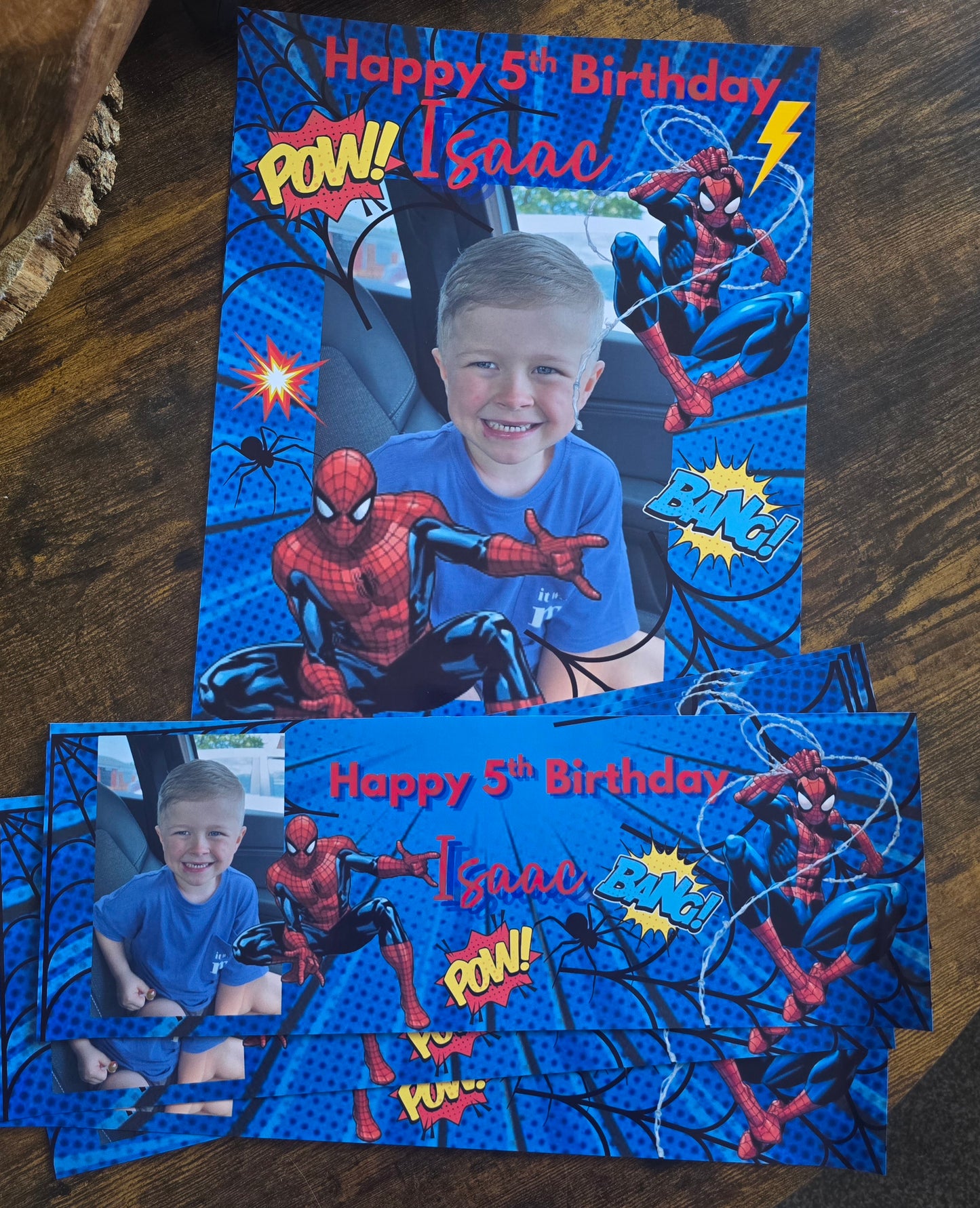 Personalised Birthday Banners & Posters - Custom Birthday Party Decorations -  Photo Banner & Poster