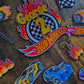 Personalised Racing Birthday Cake Topper Set – Race Car Cake Decorations – Kids Racing Theme Cake Topper