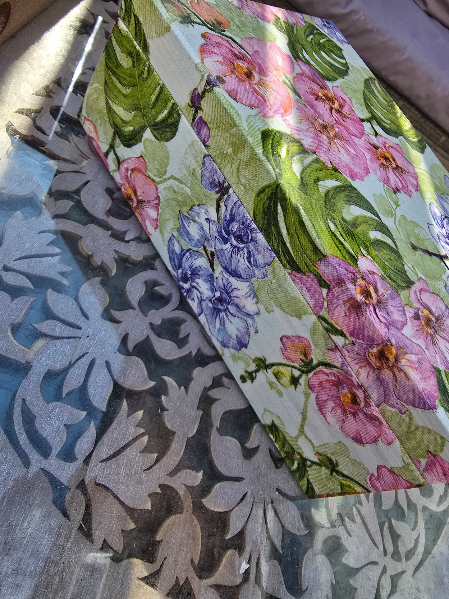 Flower Style Decoupage Box