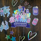 K-Pop Style Cake Topper Set - Personalised Name & Age - Music Idol Birthday Cake Decorations