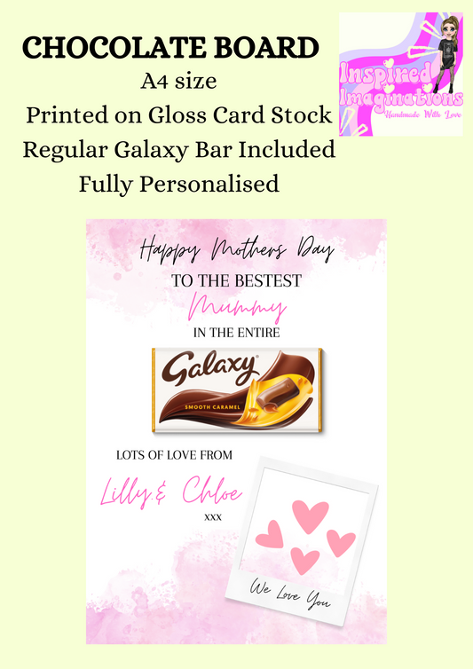 Mummy on Mother's Day Chocolate Board
